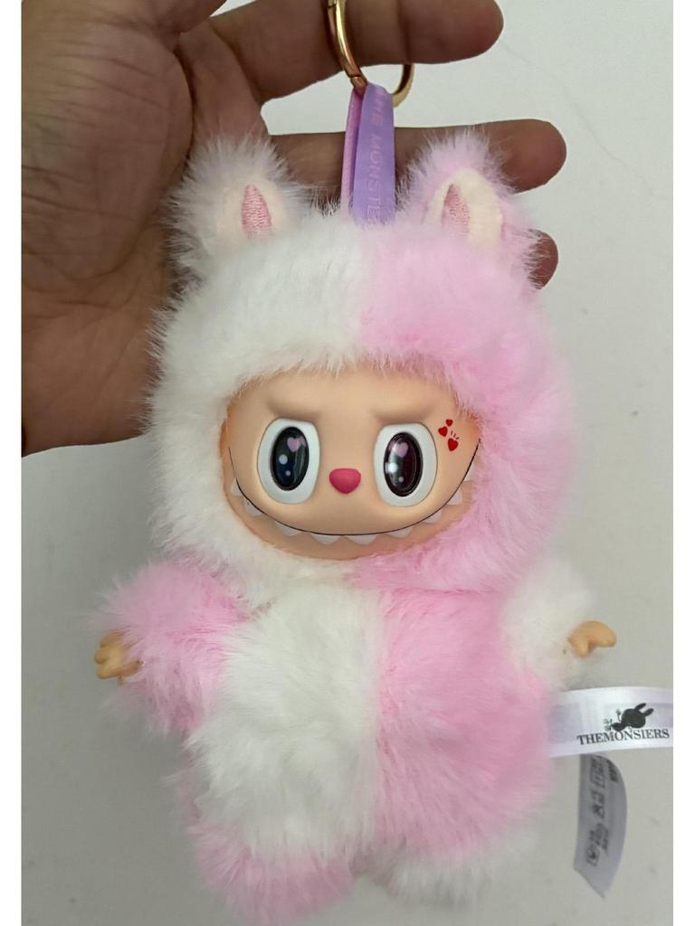 Labubu ZIMOMO Custom Doll: Little Chief Pink Butterfly Angel Gift