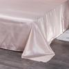 3Pcs Luxury Satin Silk Flat Bed Sheet Set Single Queen Size King Size Bedspread Cover Linen Sheets Double Full Double Sexy