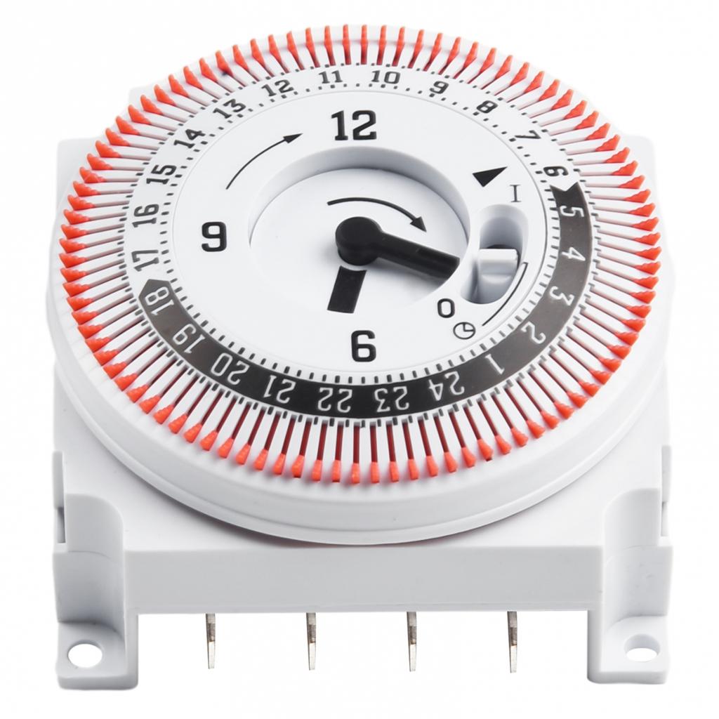 Mechanical 24 Hours Timer Switch Industrial Timing Device Panel Switch Protect