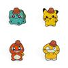 Cute Cartoon Pokmon Metal Badge Pet Elf Gengar Psyduck Pokmon Brooch Accessories