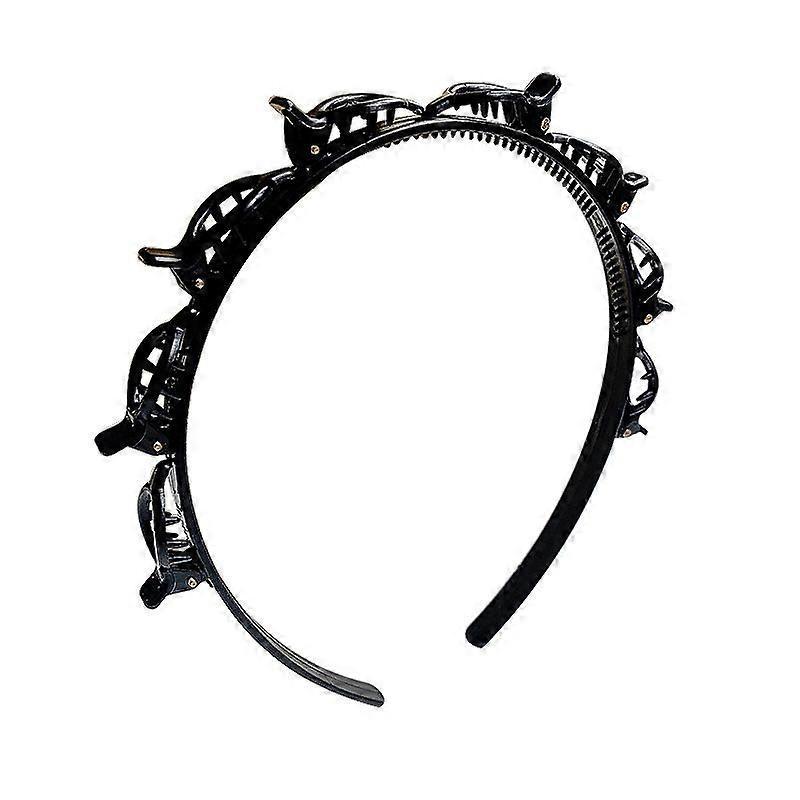 Black Hair Styling Twisted Hair Clips Braiding Tools Magic Hair Accessories Party Casual Hair Bands Womens
