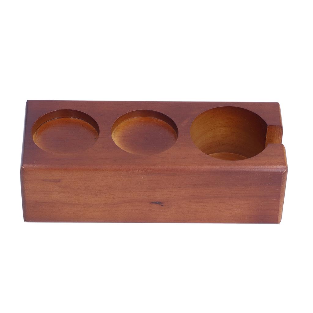 3?Slots Holz Kaffee Tamper Halter Siebträger Lagerung Stehen Stampfen Station Organizer Kaffee