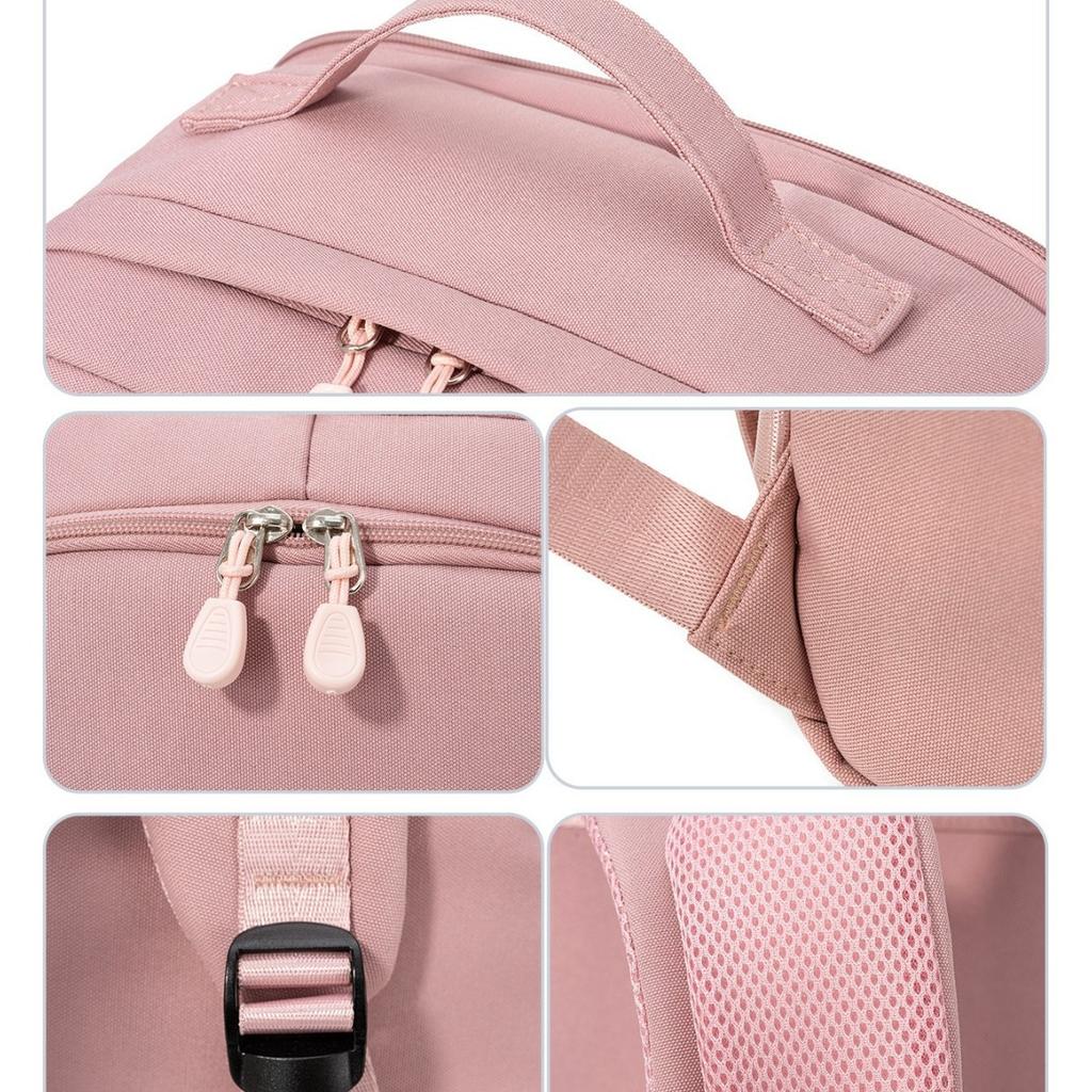 Schoolbag notebook backpack computer bag men's simple high-value commuter backpack casual large-capacity college student schoolbag women