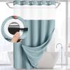 Handon Waffle Grid Shower Curtain