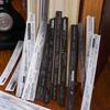PET Washi Paper Dual Material Long Strip Sticker Bag Art Manuscript Text Pattern Sticker Creative Hand Account DIY Decoration