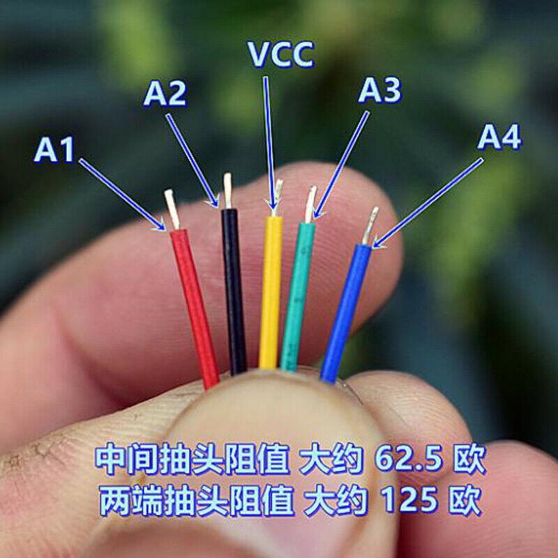25SPG0001 4-Phase 5-Wire Micro 25BY Round Thin Stepper Motor Small 25mm Stepping Motor 3mm Shaft DIY Car Robot Monitor