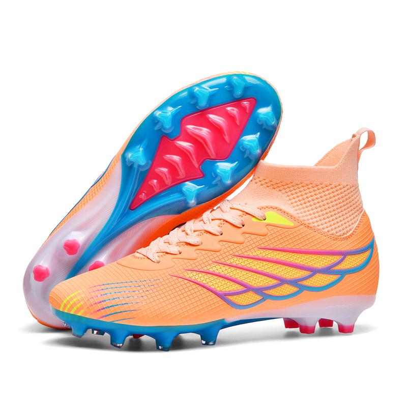 Unisex Football Shoes Men's Long Nail Training Sneakers Children Football Boots Youth Football Boots Soccer Shoes for Kids