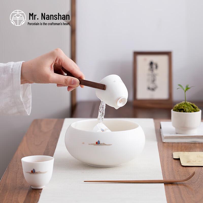 Mr. Nanshan Ceramic Gongfu Tea Wash Basin