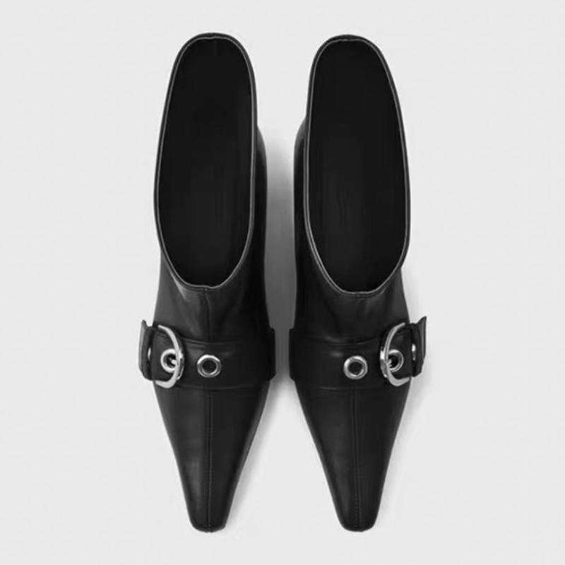 Fashion Pointed Toe Women Ankle Boots High Heels Dress Shoes Designer Fashion Pumps 2025 Trend Winter Elegant Female Motorcycle Botas