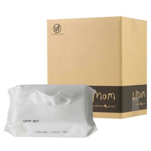 

Organland Pure Baby Wipes, 960 sheets (80 sheets x 12 packs), 99.5% water, simple wipes for bottoms, hands, and mouths, perfect for babies