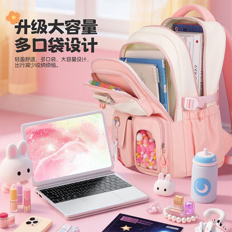 Zaino scolastico per ragazze alla moda Borse scolastiche Zaino per laptop per adolescenti Zaino casual da viaggio Borsa per libri Zainetto per bambini Impermeabile