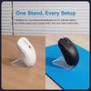 Acrylic Mouse Stand Transparent Storage Holder for Desk Display Rack Fits All Mouse Types Perfect for Home School Office Workspace