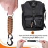 Paracord Keychain Military Braided Core Rope Carabiner Bottle Opener Outdoor Emergency Knot Survival Tools for Camping Hiking
