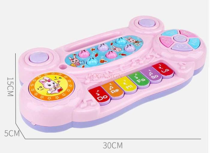 Children'S Electronic Piano Baby'S Early Education Music Multi-Function Piano Toys 12 Intellectual Little Girls Beginners