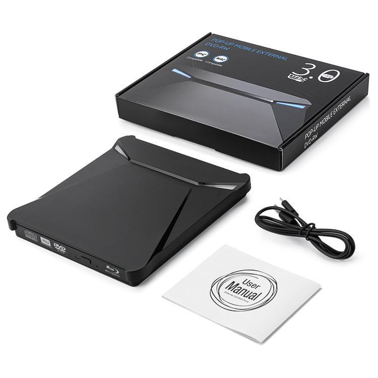 Portable External Blu-ray Burner Optical Drive