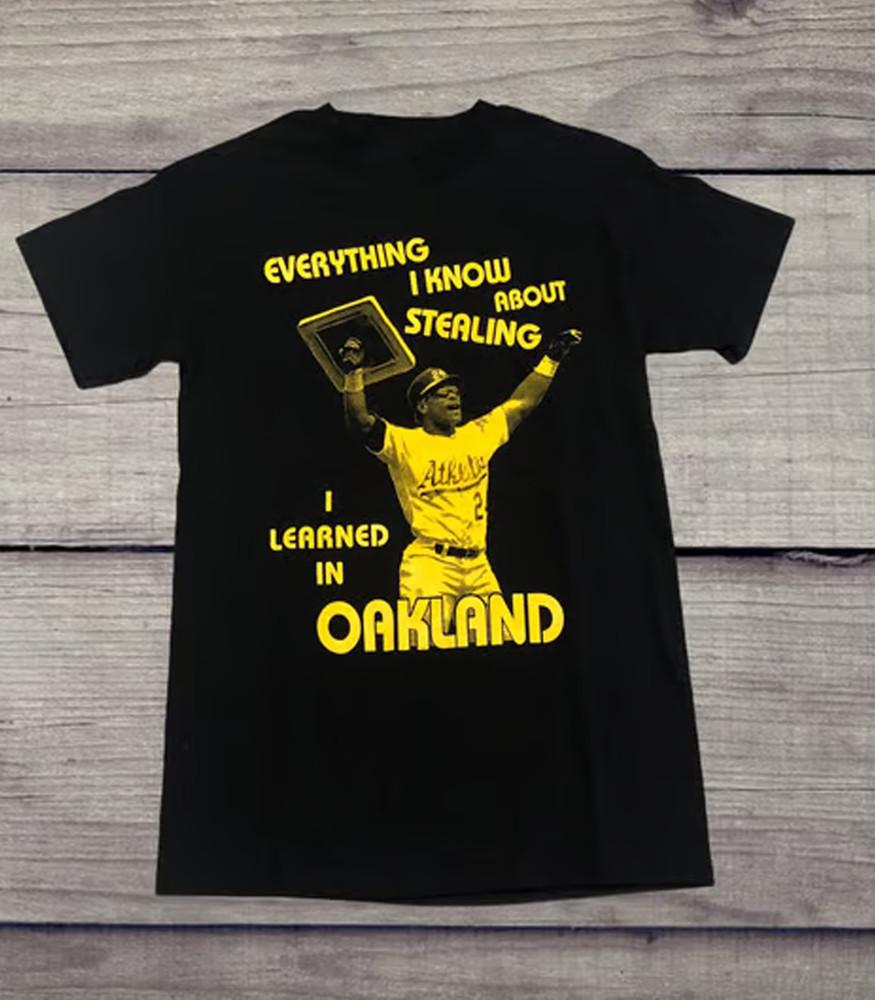 Rickey Henderson memory BLACK T-shirt Unisex All sizes S to 5Xl JJ5025 Unisex T-Shirt S