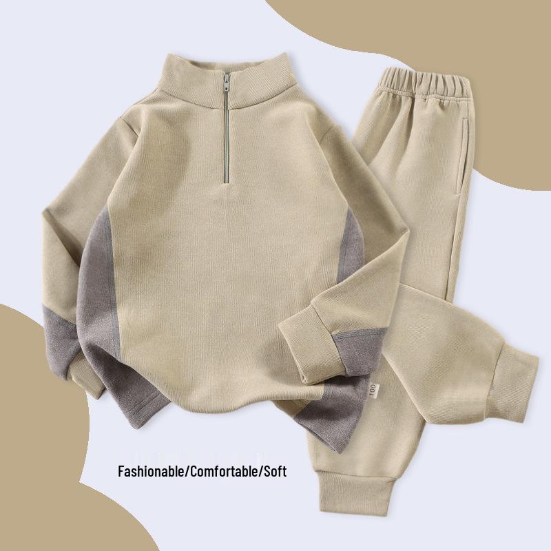 2025 Herbst Modisches Kinder-Freizeit-Sweatshirt-Set für Jungen und Mädchen