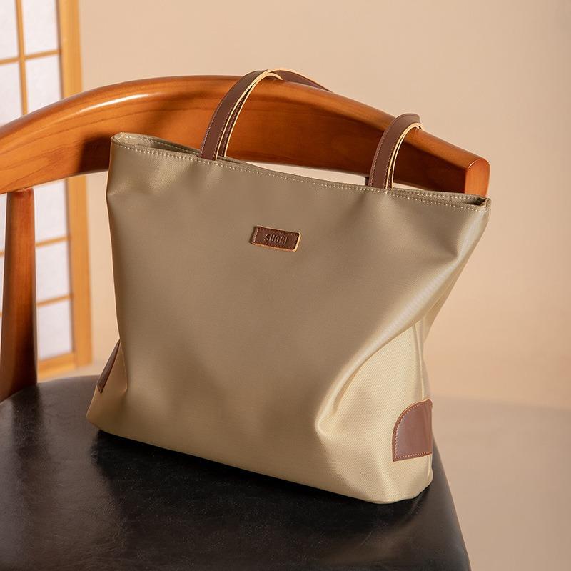 Oxford Tote Bag Women's Large Capacity Shoulder Bag Fashion Shopping Top Handle Zipper Handbag