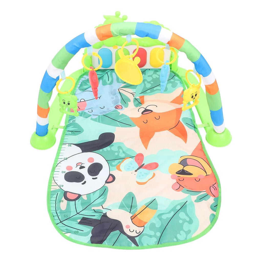 Baby Sparkematte med Piano 5 Spillemoduser Myk Pedagogisk Sammenleggbar Sensorisk Leke Sparkepiano Gym Læringsleke for
