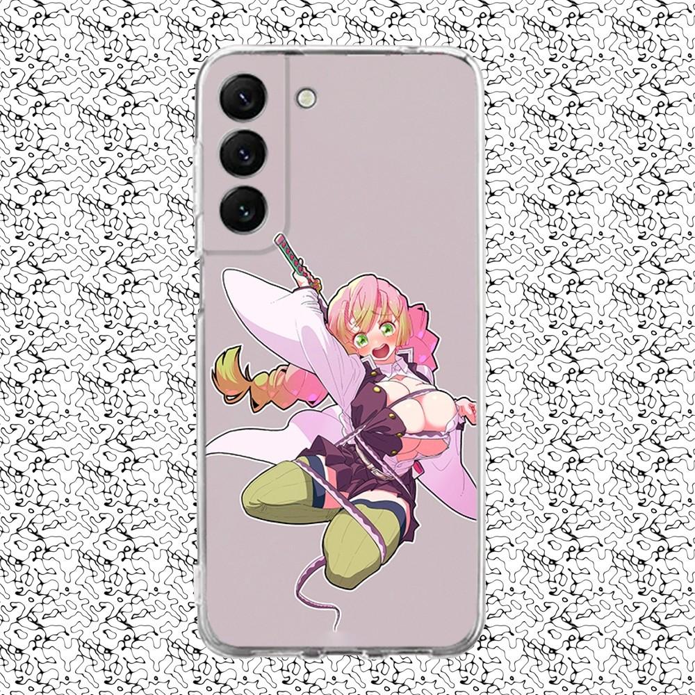 Mitsuri Kanroji Phone Case Silicone For Samsung S30,S23,21,22,20 Ultra,S20 FE lite,S10,9,PIus Note20ultra Cover Clear