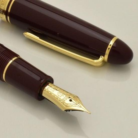 Sailor 1911 Gold Profit Large 21K Fountain Pen Music Nib 11-2021-932 with Converter
