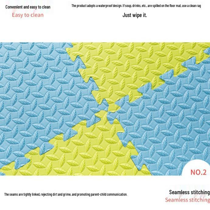Foam Floor Mat: 30-60cm Non-Slip, Anti-Fall Splicing Mat for Children's Crawling