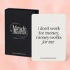Set Miracle Mantras Affirmation Card 60 Daily Positive Affirmation Deck