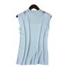 Women's Sleeveless Ice Silk Knitted Camisole - Versatile Summer Top