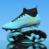 Mode Herren Fußballschuhe Lange Stollen Hoher Knöchel Fußballschuhe AG/TF Kinder Outdoor Rasen Stollen Fußballschuhe Training Sport Fußballschuhe