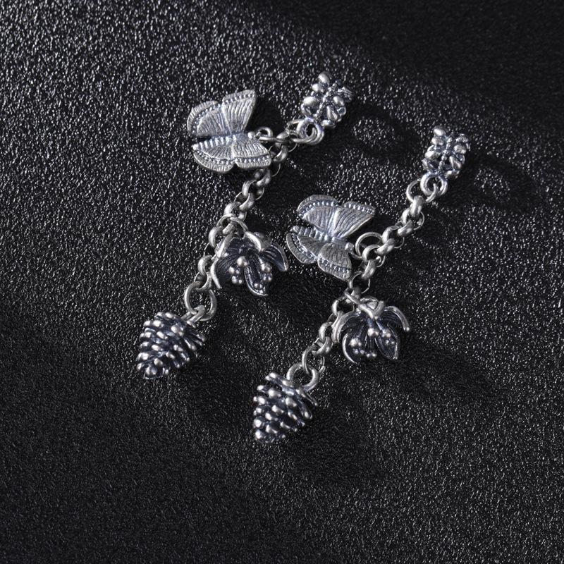 

Подвеска в виде цветка тыквы из состаренного серебра: Ретро кошелек для монет и ювелирная подвеска для DIY ожерелий и браслетов