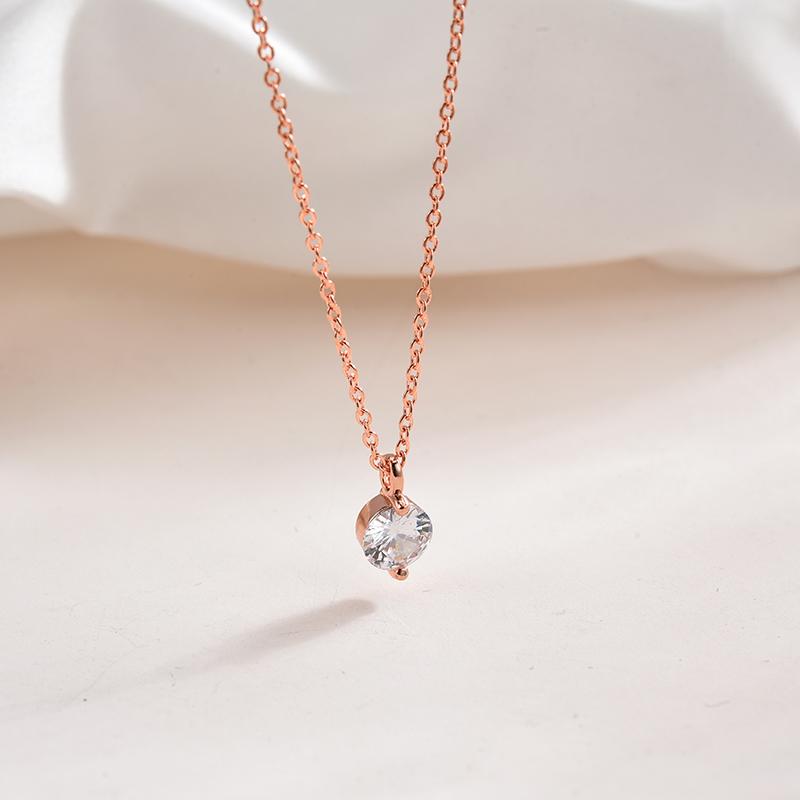 

Hot Trendy 925 Sterling Silver AAA Zircon Choker Necklaces Simple Shiny Diamond CZ Pendants For Women Fine Jewelry Wholesale