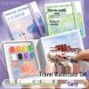 Kompaktes Skizzen- und Aquarellset mit Notizbuch und tragbarer Farbbox
