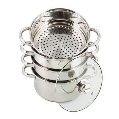 KINGHOFF STEAM POT 24cm 5.0L KH-3320