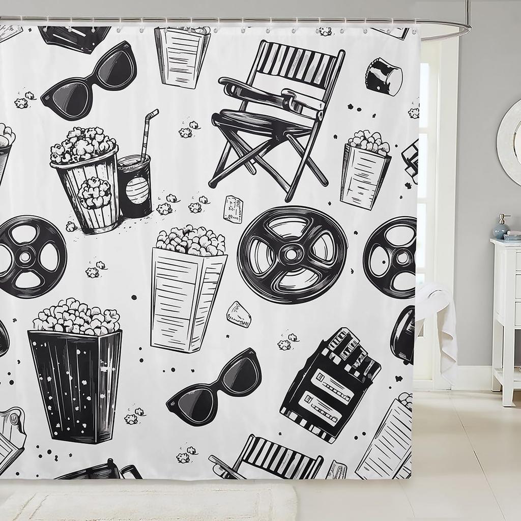 Cat Bath Curtain Kids Cartoon Pet Cats Shower Curtain For Boys Girls Children Cute Kitten Bathroom Shower Curtain Set Decor 3D