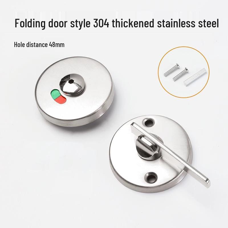 Nerezový indikátor veřejné toalety, dveřní zámek a klika