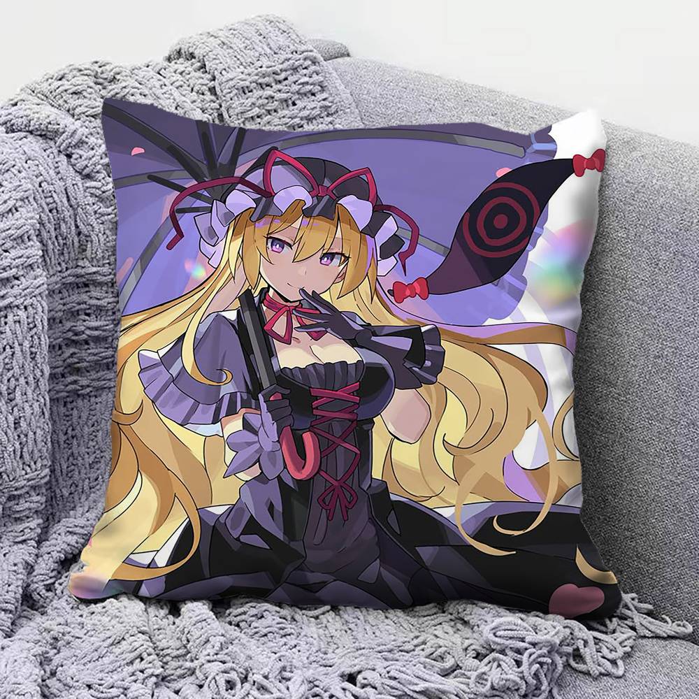 Yakumo Yukari Touhou Project Pillow Covers Home Sofa Cushion Covers and Aecorative Custom