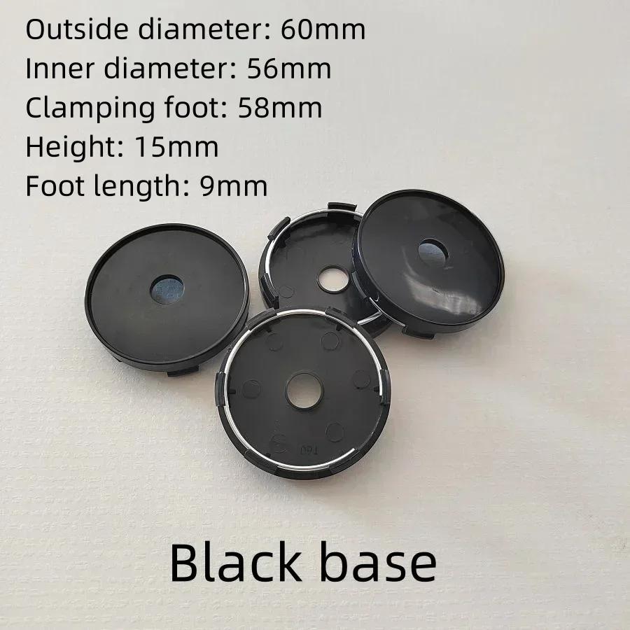 New 4PCS 60mm Repack Wheel Center Cap Logo Hub Cover Badge For Volkswagen Polo Passat B5 B6 B7 T4 T5 MK4 MK5 MK6 Tiguan Jet