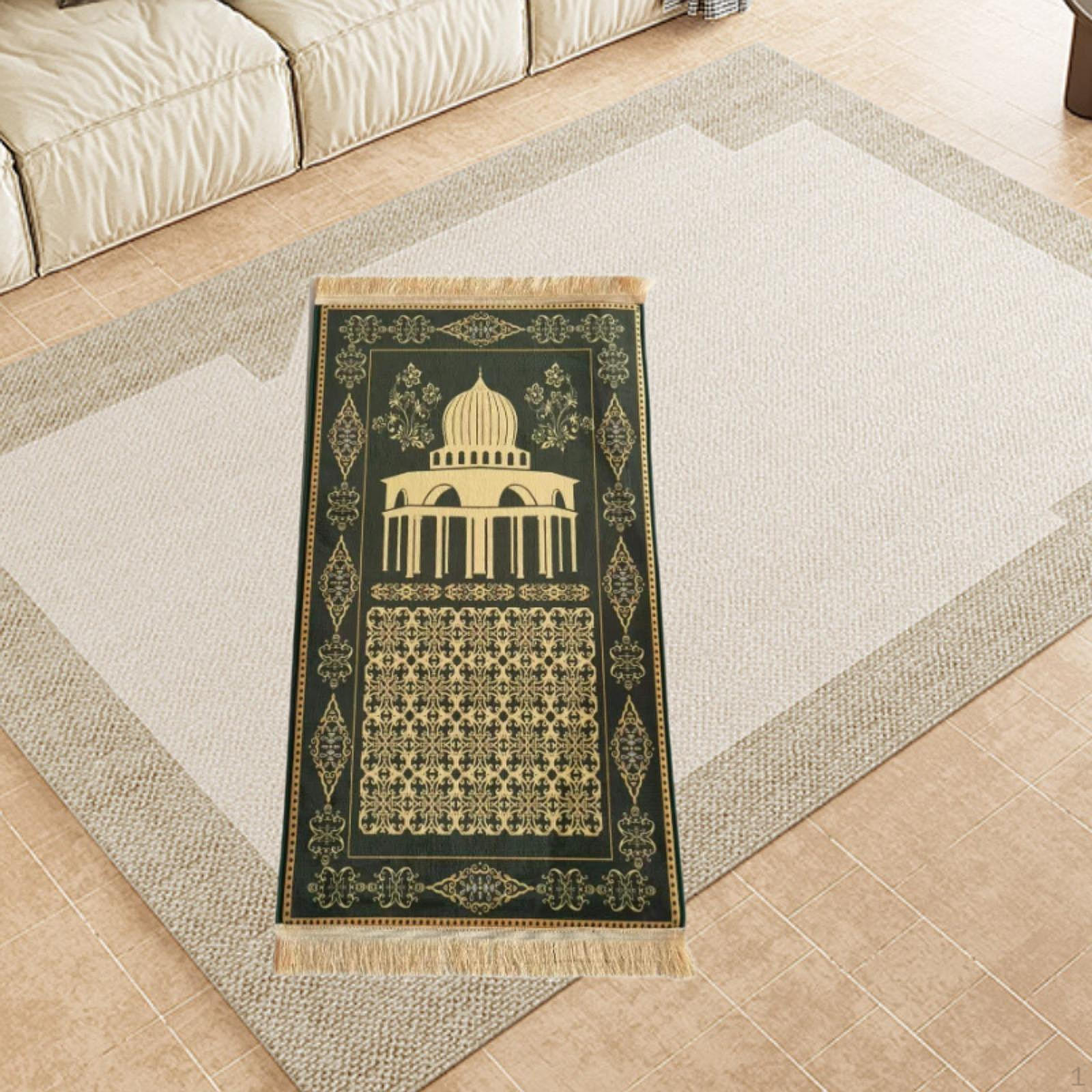 

Коврик для молитвы, декоративный ковер, мягкий нескользящий коврик для молитвы, коврик для праздничной спальни Style C