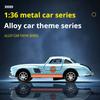 1/36 Scale Gulf Oil Series Classic Retro Coupe Diecasts & Toy Vehicles Metal Car Alloy Model Car Collection Toy Birthday Gift
