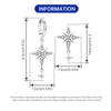 Orstarry 925 Silver Asymmetric Starry Earrings Original Jewelry Drop Earrings Women Jewelry Party Anniversary Gifts
