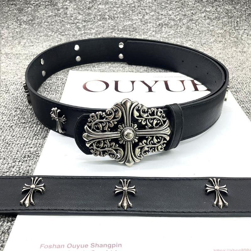 Nietengürtel, Herren Metall Hohlgürtel, heiliges Schwert Retro-Gürtel, personalisierter Denim-Gürtel.