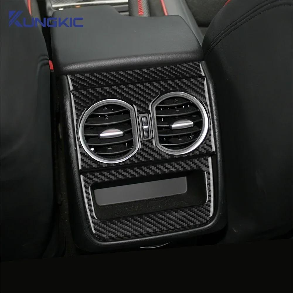 Real Soft Carbon Fiber Sticker For Alfa Romeo 159 2005-2017 2018 2019 2020 2025 2025 2025 LHD RHD Car Rear Exhaust Vent Panel