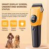Electric Pet Dog Grooming Clipper with Digital Display Smart Electric Clipper for Cats and Dogs Universal Pet Electric Clipper