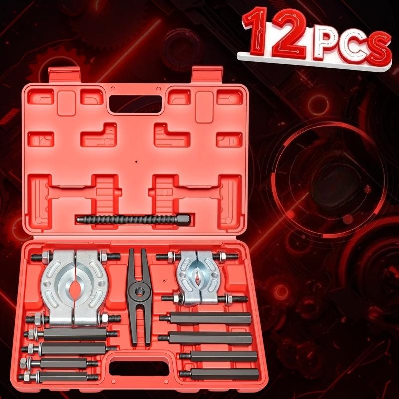 9/12/14PCS Bearing Puller Separator Kit 5 Ton Hub Shaft Gear Puller Set 2 & 3 Inch Jaws for Car Motorcycle Repair Tool Gift