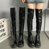 Women Over The Knee Chelsea Boots High Top Chunky Platform Winter Fashion Pumps New Trend Casual Goth Woman Long Botas
