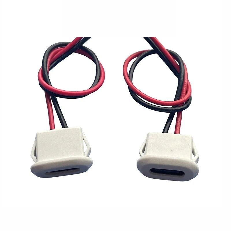 5PCS/10PCS Direct Pressure Welded Wire Type Mother Lamp Toy Charging Port Table Lamp Precision Instrument Charging Port