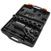 Drehmomentvervielfacher, Schwerlast-Drehmomentvervielfacher-Schraubenschlüssel-Set, 1 Zoll Antriebsradschraubenschlüssel Drehmomentvervielfacher, 1:64 6800 Nm Radmutternschlüssel, mit 8