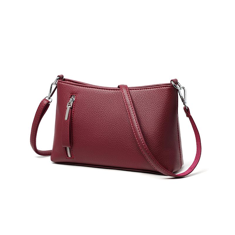 

A Sleek and Fashionable Women s Messenger Bag, A Stylish Cross-body Bag, Featuring Multiple Compartments, Ideal for Daily Use, Shopping, and Commuting 27*9*17cm червоний