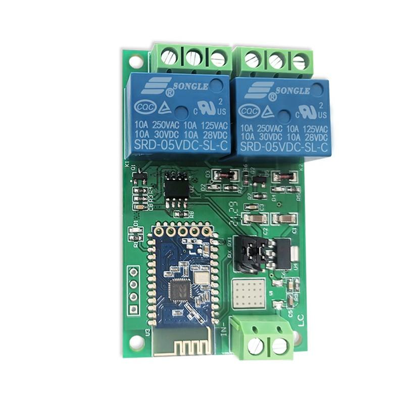 5V Dual-Channel Bluetooth Relay Module IoT Smart Home Android Phone APP Wireless Remote Switch