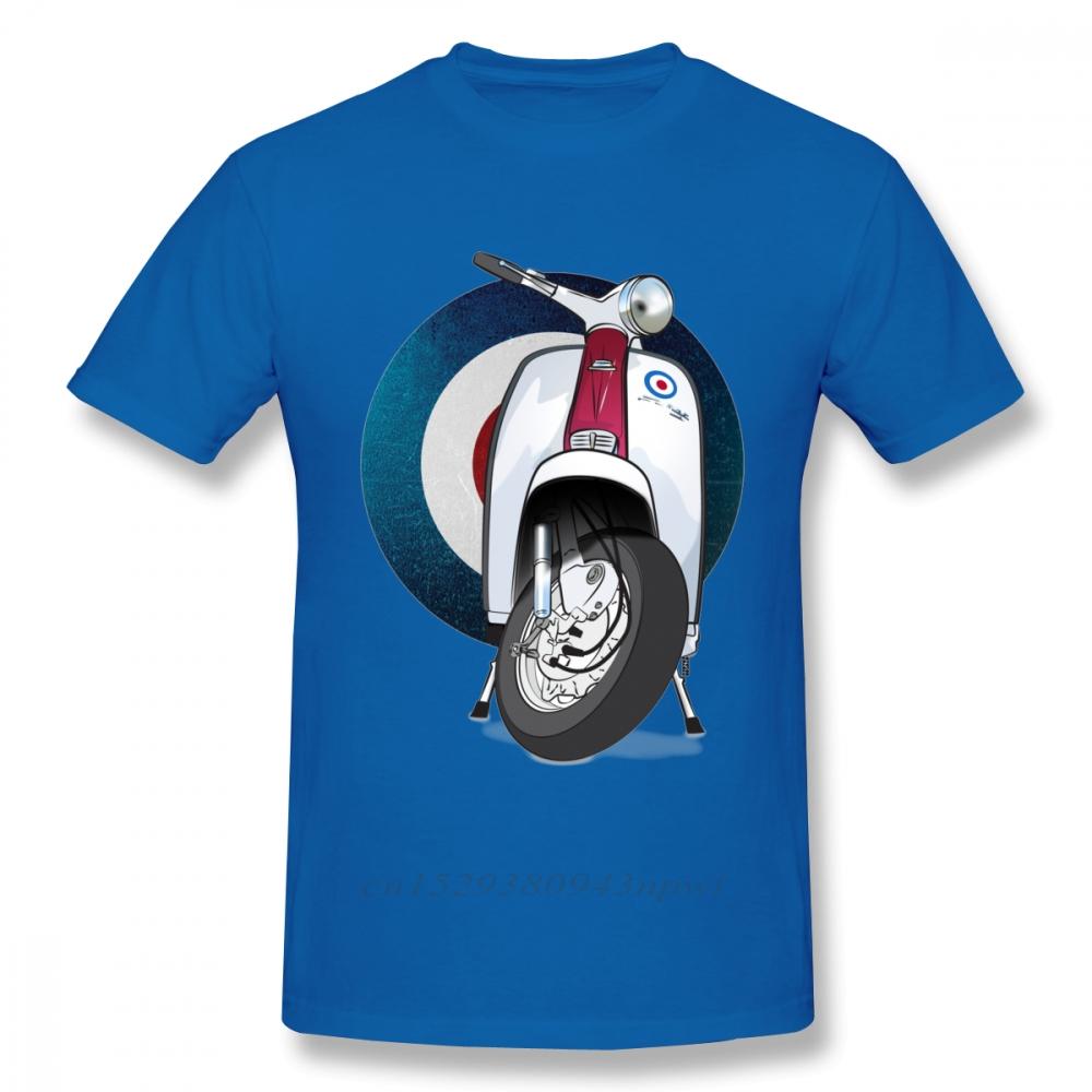 Awesome Target Logo T Shirt Italy Scooter Tee Shirt Unisex Vintage Motocycle Graphic Tshirt Big Size